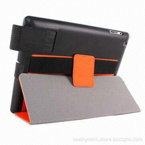 Multifunction PU Leather Handle Case with Kickstand, Suitable for iPad 2/3/4